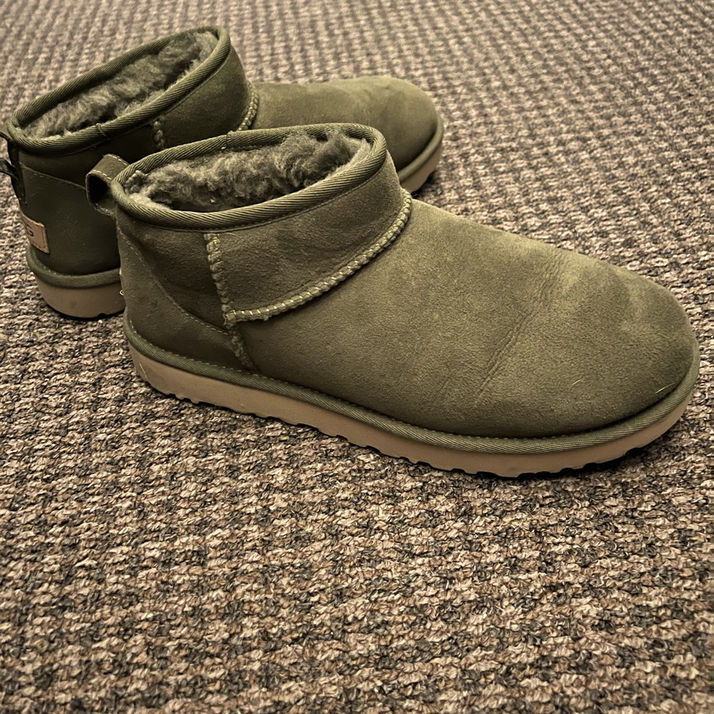 Olive Green classic mini Uggs